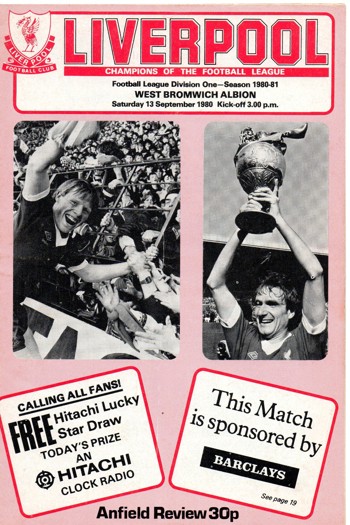 Match programme